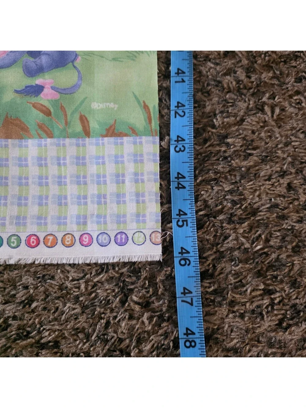 Vintage Pooh's 'Days of Hunny' Cotton Fabric Fabric Approx. 3 yards